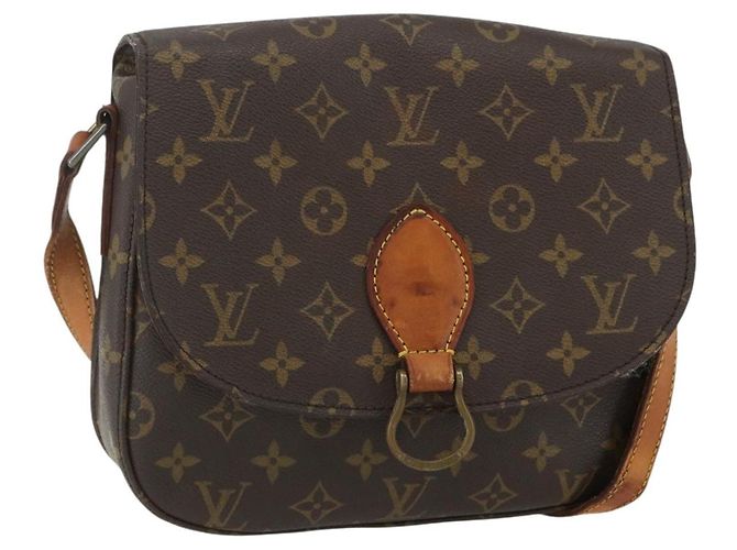 LOUIS VUITTON Bolsa de Ombro Monogram Saint Cloud GM M51242 LV Auth BA8110 Monograma