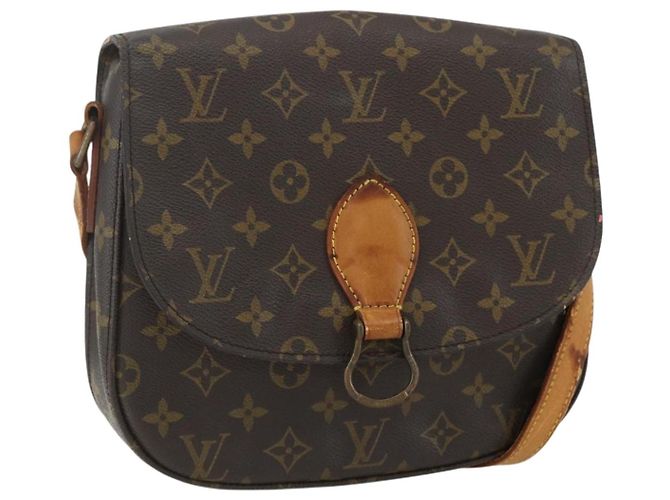 LOUIS VUITTON Bolsa de Ombro Monogram Saint Cloud GM M51242 LV Auth 155260 Monograma