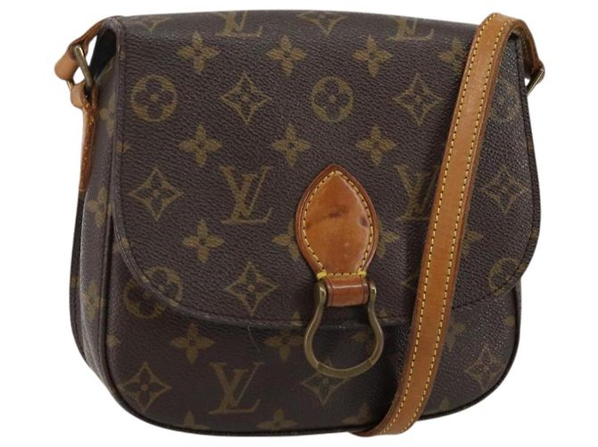 LOUIS VUITTON Borsa a Spalla Monogram Saint Cloud MM M51243 LV Auth 143451 Monogramma