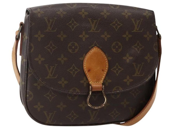 LOUIS VUITTON Monogram Saint Cloud GM Schultertasche M51242 LV Auth 143069 Monogramm