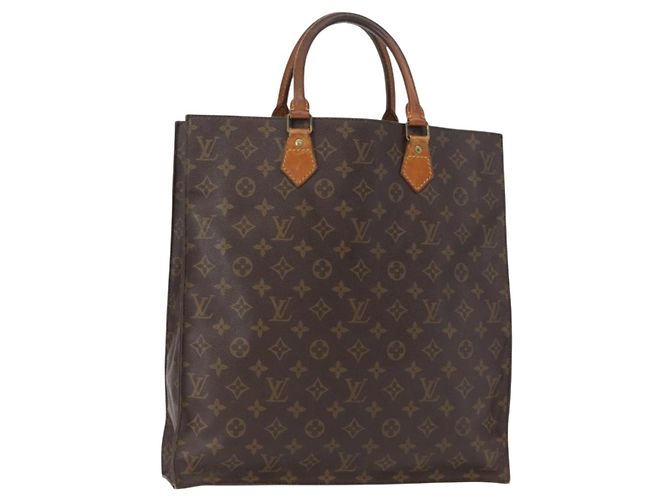 LOUIS VUITTON Sac Plat Monogram M51140 LV Auth 155715 Monogramme