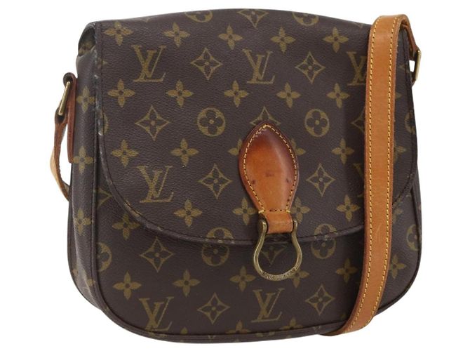 LOUIS VUITTON Bolsa de Ombro Monogram Saint Cloud GM M51242 LV Auth 156757 Monograma