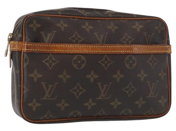 LOUIS VUITTON Monogram Compiegne 23 Clutch Bag M51847 LV Auth 154781