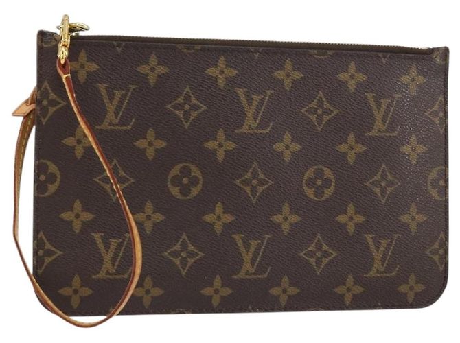 LOUIS VUITTON Monogram Neverfull MM Pouch Accesorio Pouch LV Auth BA8740 Monograma