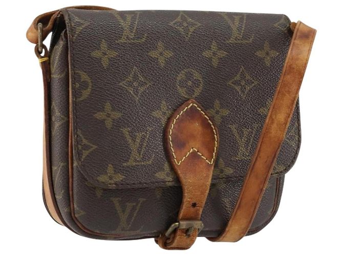 LOUIS VUITTON Bolso de Hombro Monogram Cartouchiere PM M51254 LV Auth 153203 Monograma