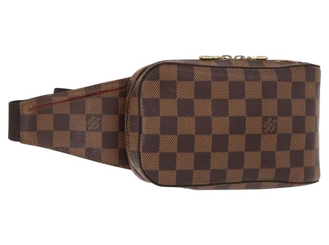 LOUIS VUITTON Borsa a Spalla Damier Ebene Geronimos N51994 LV Auth 153879