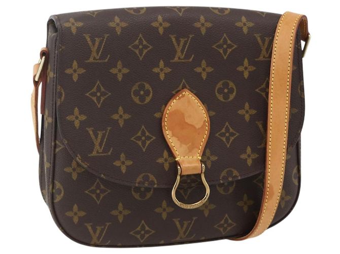 LOUIS VUITTON Bolsa de Ombro Monogram Saint Cloud GM M51242 LV Auth ka704 Monograma