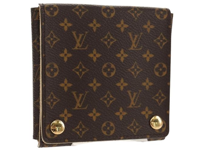CAIXA DE JOIAS Monogram LOUIS VUITTON Caixa de Joias LV Auth BA8373V Monograma