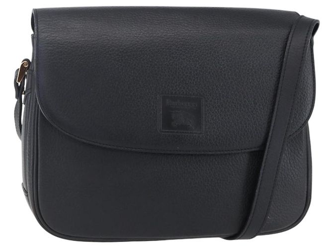 Autre Marque Borsa a Spalla Burberrys in Pelle Nera e Oro Auth ep12073 Nero D'oro