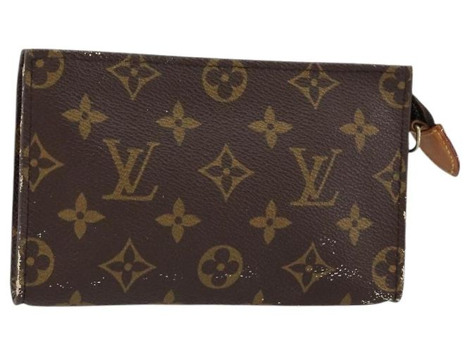 LOUIS VUITTON Monogram Bucket PM Accessory Pouch Vintage LV Auth th6483