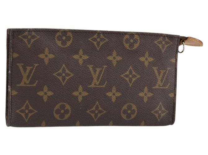 LOUIS VUITTON Monogram Bucket GM Accessory Pouch LV Auth bs31030