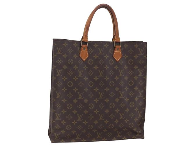 LOUIS VUITTON Bolsa Sac Plat Monogram M51140 LV Auth bs30878 Monograma