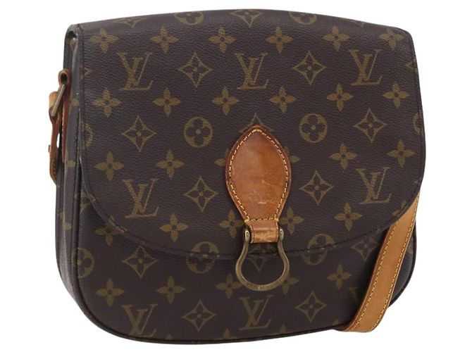 LOUIS VUITTON Bolsa de Ombro Monogram Saint Cloud GM M51242 LV Auth bs30871 Monograma