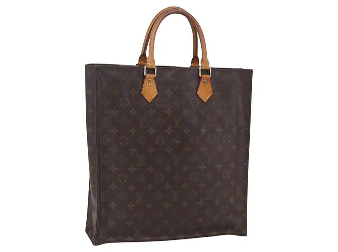 LOUIS VUITTON Bolsa Sac Plat Monogram M51140 LV Auth bs30682 Monograma
