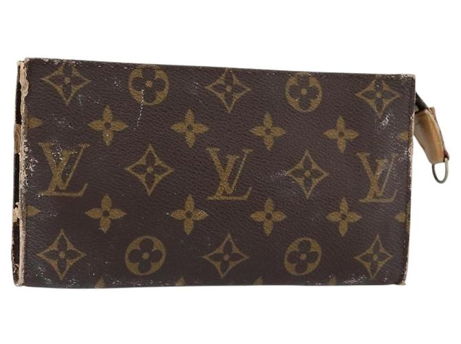 Bucket LOUIS VUITTON Monogramma Secchiello GM Pochette Accessorio LV Auth th6479