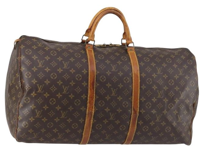 LOUIS VUITTON Bolsa Boston Monogram Keepall 60 M41422 LV Auth 147329 Monograma
