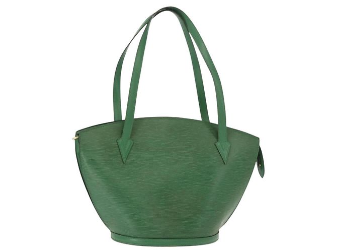 LOUIS VUITTON Sac à main épaule Epi Saint Jacques Vert M52264 Auth gh1063