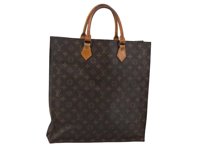 LOUIS VUITTON Bolsa Sac Plat Monogram M51140 LV Auth bs29660 Monograma