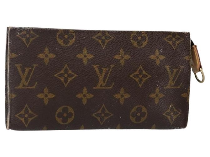 LOUIS VUITTON Monogram Bucket GM Accessory Pouch LV Auth th6315