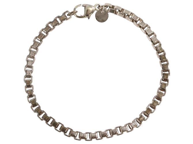 Autre Marque Bracciale veneziano TIFFANY&Co. in argento Ag925 Auth SW1663