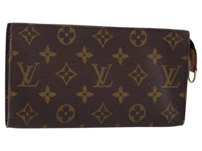 LOUIS VUITTON Monogram Bucket GM Accessory Pouch LV Auth hk3153