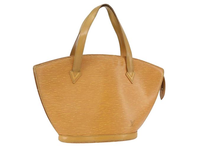 LOUIS VUITTON Epi Saint Jacques Hand Bag Yellow M52279 LV Auth 152931