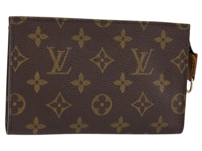 LOUIS VUITTON Monogram Bucket PM Accessory Pouch LV Auth BA7528