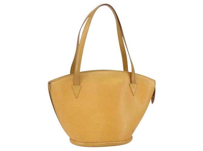 LOUIS VUITTON Bolsa de Compras de Hombro Epi Saint Jacques Amarilla M52269 Auth 152336 Amarillo