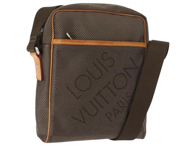 LOUIS VUITTON Damier Geant Sitadan NM Shoulder Bag Brown Tail M93224 Auth 151845