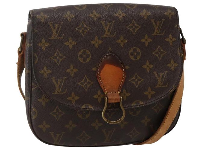 LOUIS VUITTON Bolsa de Ombro Monogram Saint Cloud GM M51242 LV Auth 142884 Monograma