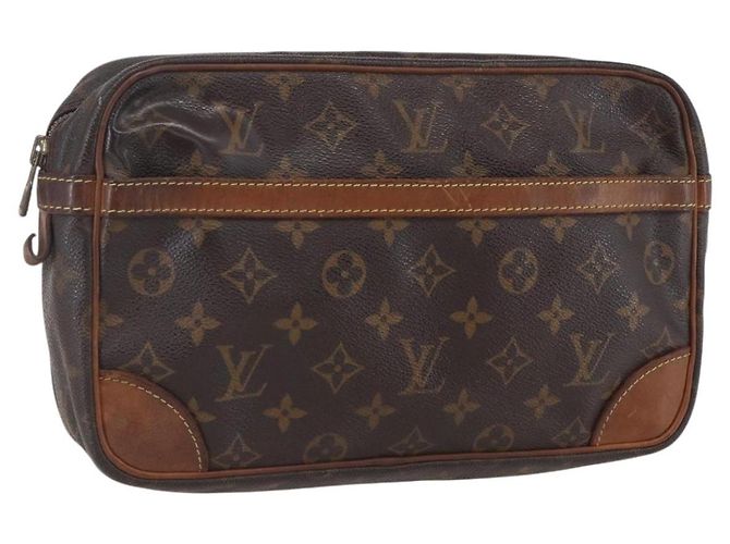 LOUIS VUITTON Clutch Compiegne 28 M51845 LV Auth BA7866 Monogramm