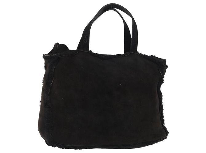 Chanel Borsa Tote Mouton Nera CC Auth bs31120 Nero