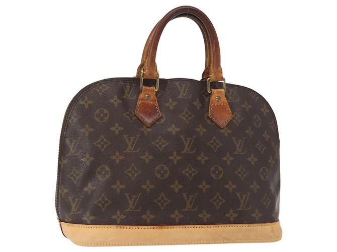 LOUIS VUITTON Bolsa de Mão Monogram Alma M51130 LV Auth ka737 Monograma