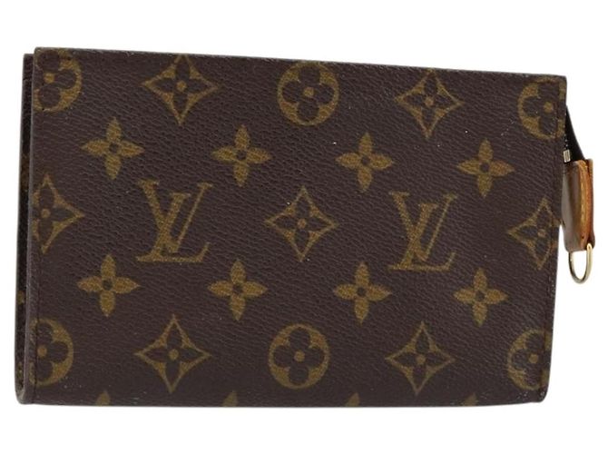 LOUIS VUITTON Monogram Bucket PM Accessory Pouch LV Auth am9731