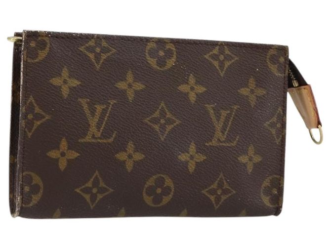 LOUIS VUITTON Monogram Bucket PM Accessory Pouch LV Auth am9734