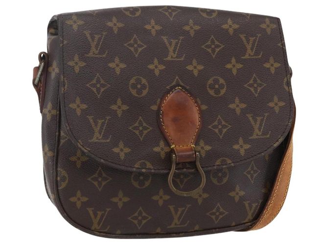 LOUIS VUITTON Monogram Saint Cloud GM Schultertasche M51242 LV Auth 154774 Monogramm