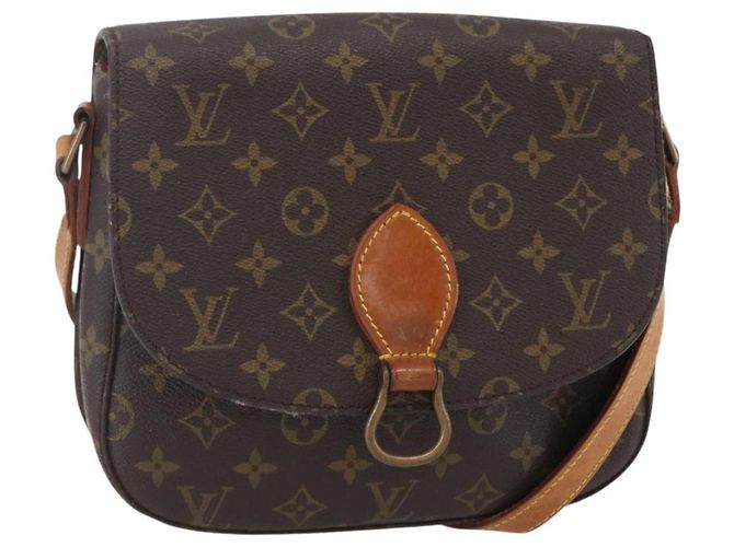 LOUIS VUITTON Bolsa de Hombro Monogram Saint Cloud GM M51242 LV Auth BA8280 Monograma