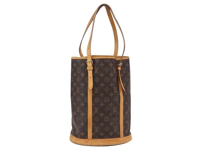 LOUIS VUITTON Bolsa de Ombro Monogram Bucket GM M42236 LV Auth th6478 Monograma