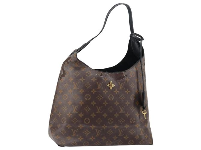 LOUIS VUITTON Bolsa Hobo Monogram Flower M43545 Auth LV 147124 Monograma