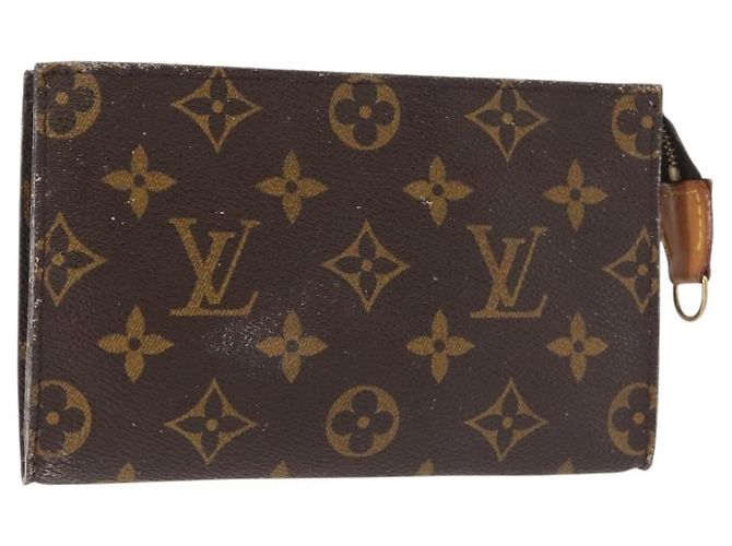 LOUIS VUITTON Monogram Bucket PM Accessory Pouch LV Auth 145529