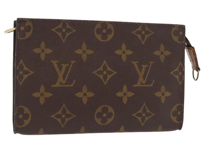LOUIS VUITTON Monogram Bucket PM Accessory Pouch LV Auth 154880