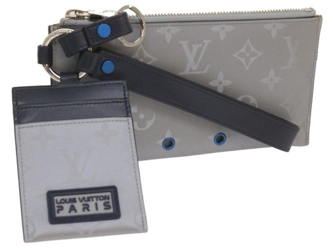 LOUIS VUITTON Monogram Satellite Alpha Tasche Silber M44178 LV Auth 66459SAM