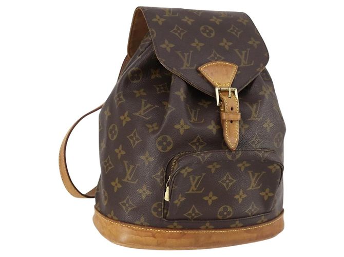LOUIS VUITTON Monogram Montsouris PM Backpack M51137 LV Auth ar13787