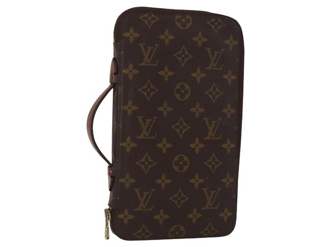 LOUIS VUITTON Monogram Poche Escapade Reisetasche M60113 LV Auth 154882 Monogramm
