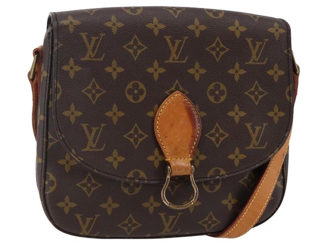 LOUIS VUITTON Monogram Saint Cloud GM Schultertasche M51242 LV Auth bs29724 Monogramm