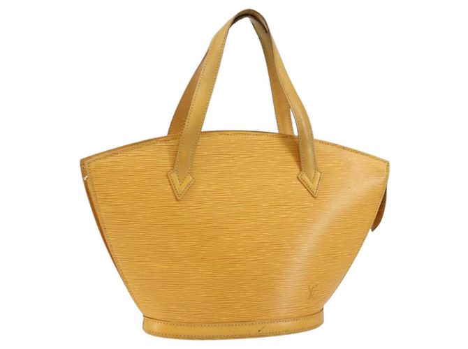 LOUIS VUITTON Sac à main Epi Saint Jacques Jaune M52279 LV Auth 153084