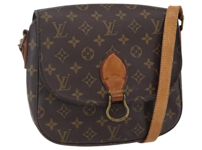 LOUIS VUITTON Bolsa de Ombro Monogram Saint Cloud GM M51242 LV Auth 150831 Monograma