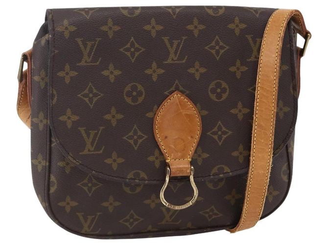 LOUIS VUITTON Monogram Saint Cloud GM Shoulder Bag M51242 LV Auth 150858