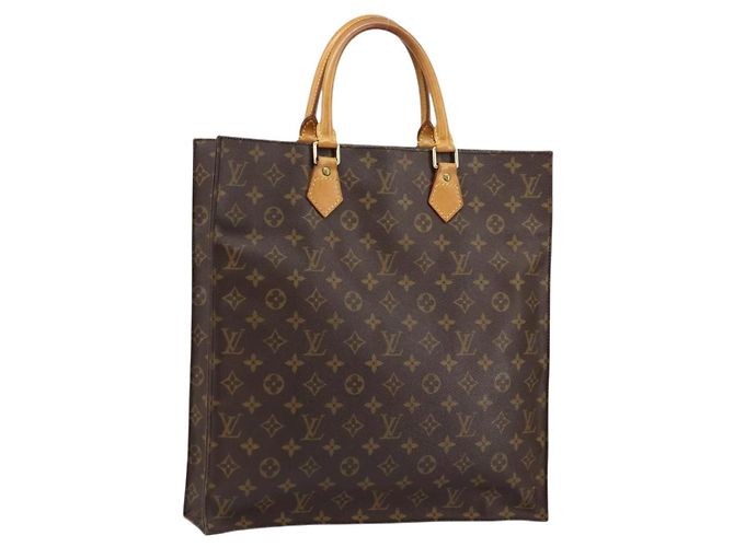 LOUIS VUITTON Bolsa Sac Plat Monogram M51140 LV Auth 151249 Monograma