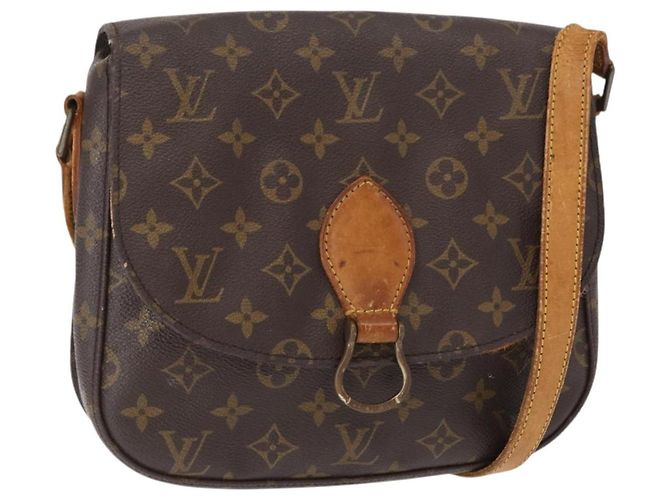 LOUIS VUITTON Bolsa de Ombro Monogram Saint Cloud GM M51242 LV Auth BA8286 Monograma